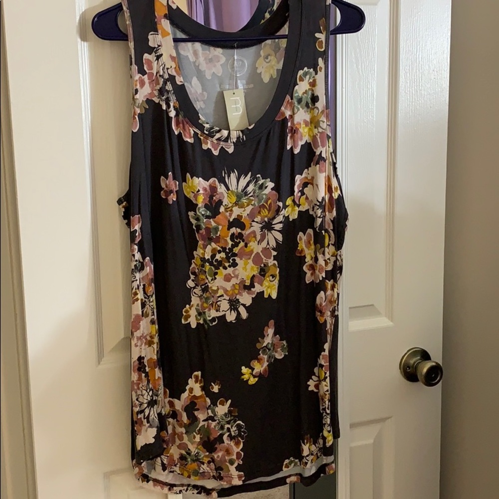 Maurice’s Floral Gray Tank Top